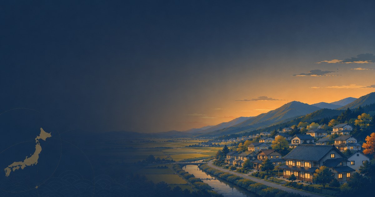 日本の町並みと住まい・移住のイメージ